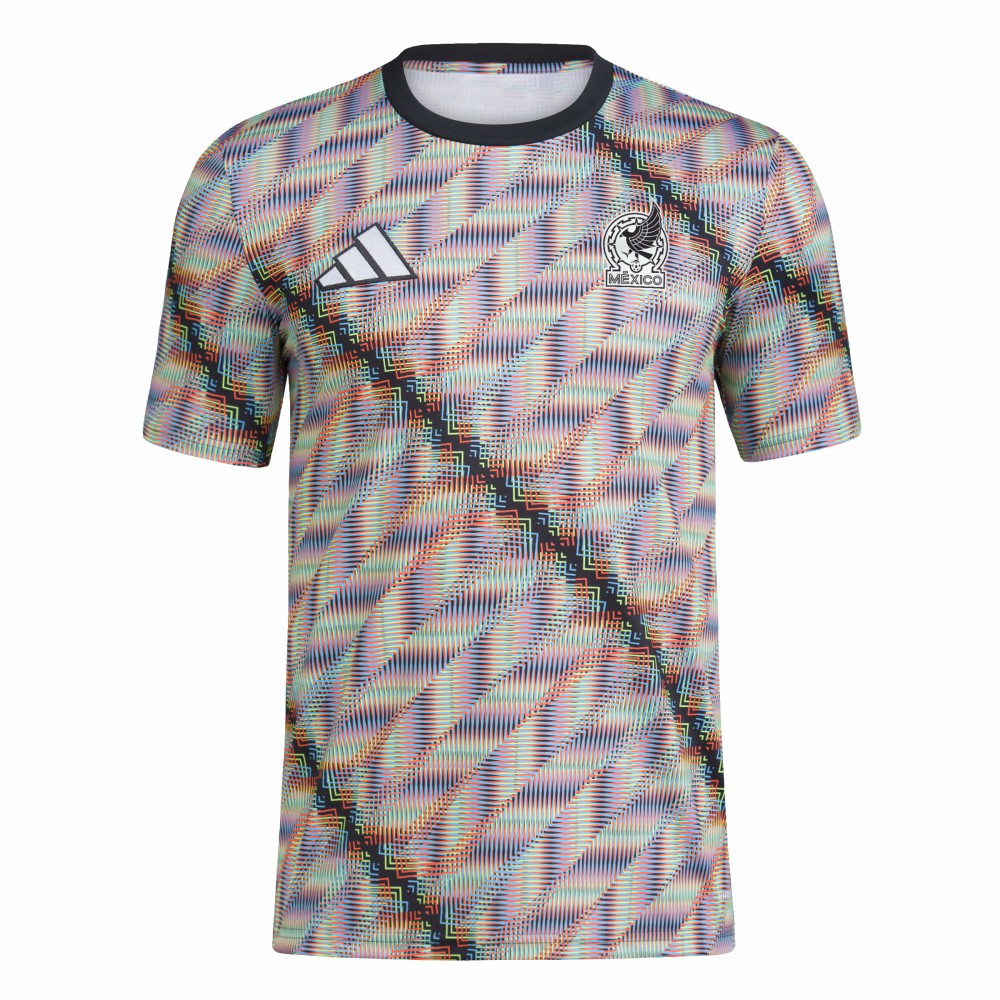 Mexico National Team 2024 Hispanic Heritage Pre-Match Top - Adidas Black
