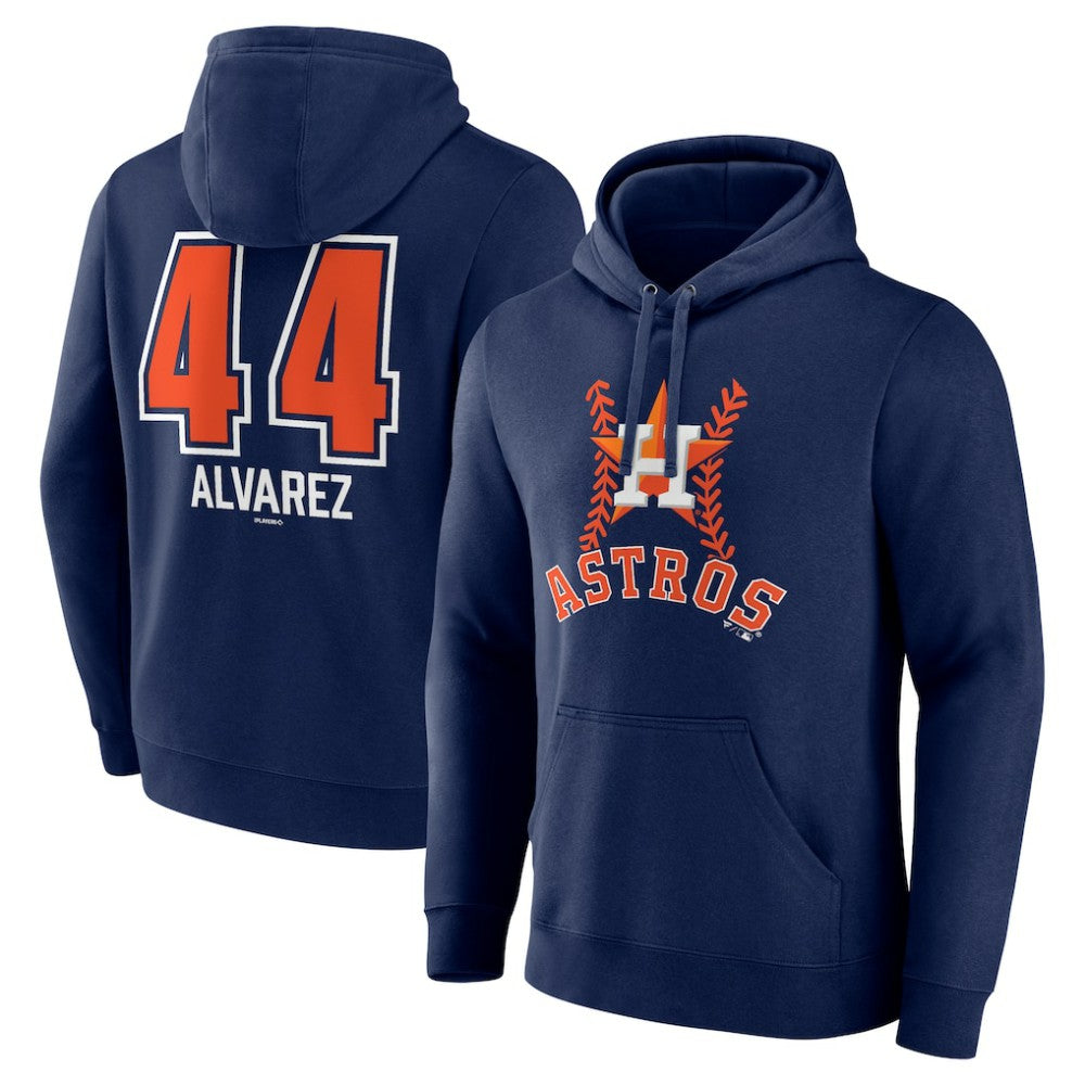 MLB Yordan Alvarez Houston Astros Fastball Player Name & Number Pullover Hoodie