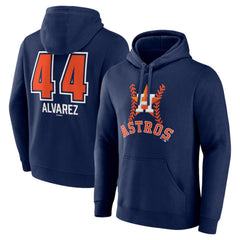 MLB Yordan Alvarez Houston Astros Fastball Player Name & Number Pullover Hoodie