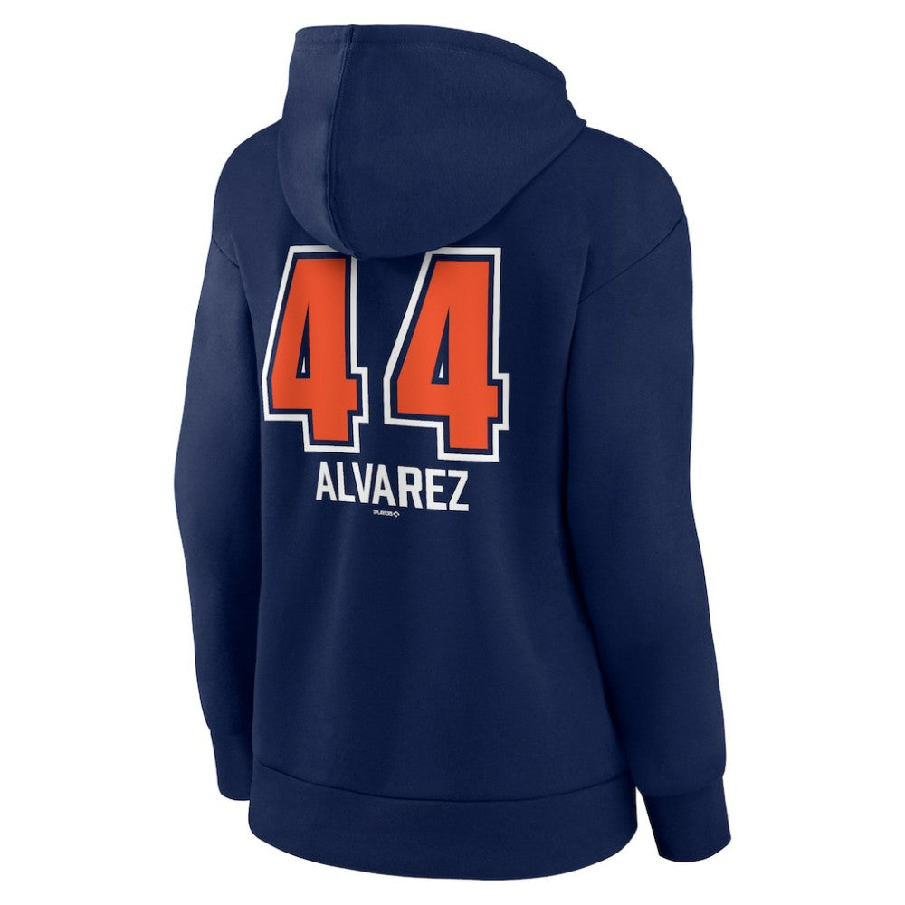 MLB Yordan Alvarez Houston Astros Women's Fastball Player Name & Number Pullover Hoodie