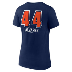 MLB Yordan Alvarez Houston Astros Women's Fastball Player Name & Number V-Neck T-Shirt