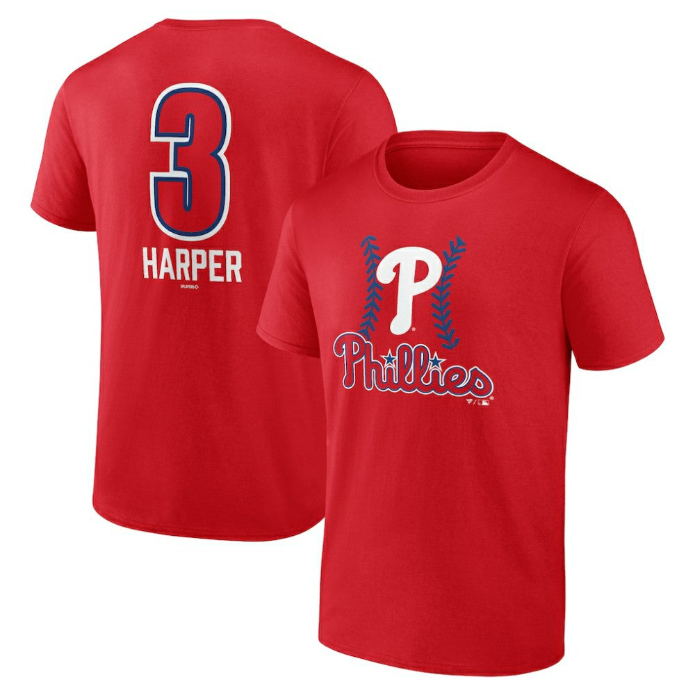 MLB Bryce Harper Philadelphia Phillies Fastball Player Name & Number T-Shirt
