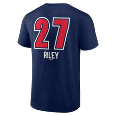 MLB Austin Riley Atlanta Braves Fastball Player Name & Number T-Shirt