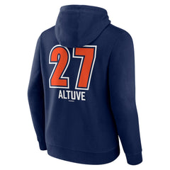 MLB Jose Altuve Houston Astros Fastball Player Name & Number Pullover Hoodie