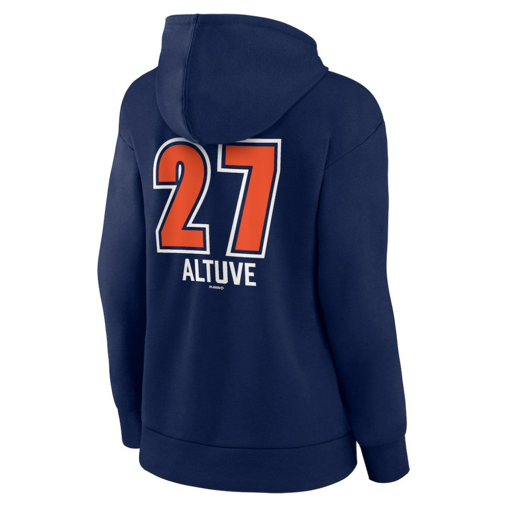 MLB Jose Altuve Houston Astros Women's Fastball Player Name & Number Pullover Hoodie