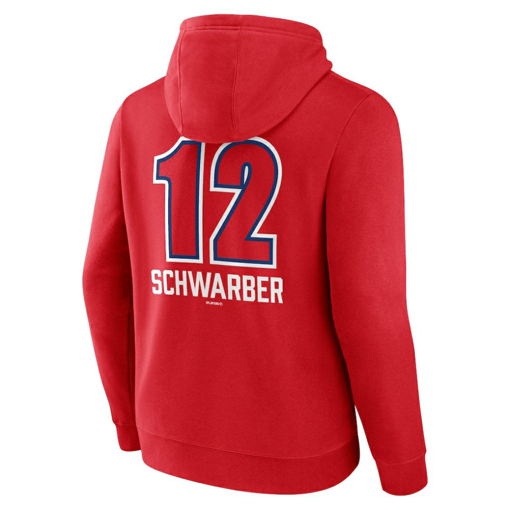 MLB Kyle Schwarber Philadelphia Phillies Fastball Player Name & Number Pullover Hoodie