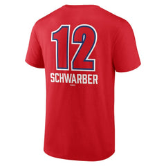 MLB Kyle Schwarber Philadelphia Phillies Fastball Player Name & Number T-Shirt