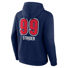 MLB Spencer Strider Atlanta Braves Fastball Player Name & Number Pullover Hoodie
