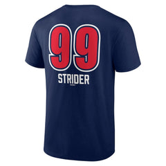 MLB Spencer Strider Atlanta Braves Fastball Player Name & Number T-Shirt