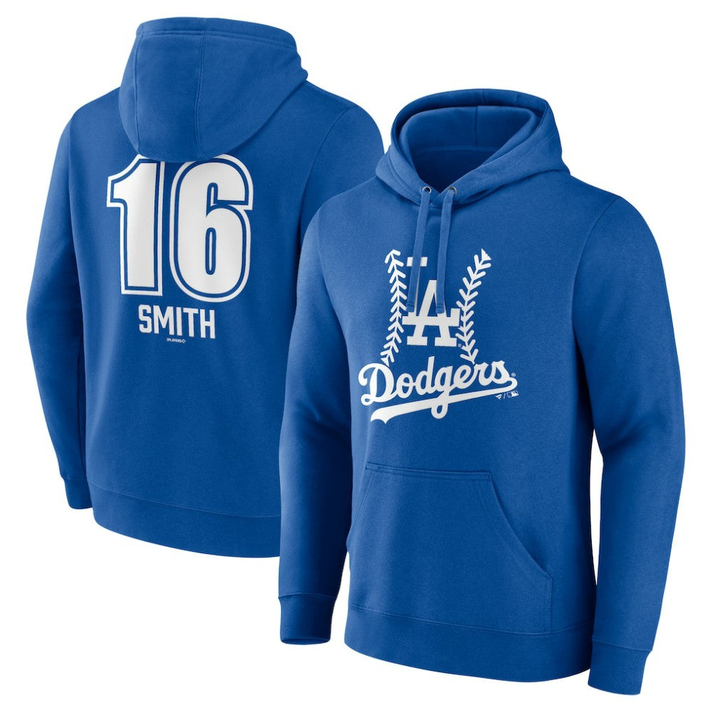 MLB Will Smith Los Angeles Dodgers Fastball Player Name & Number Pullover Hoodie