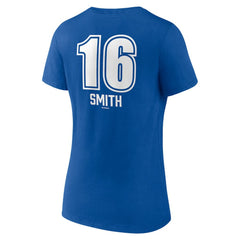 MLB Will Smith Los Angeles Dodgers Women's Fastball Player Name & Number V-Neck T-Shirt
