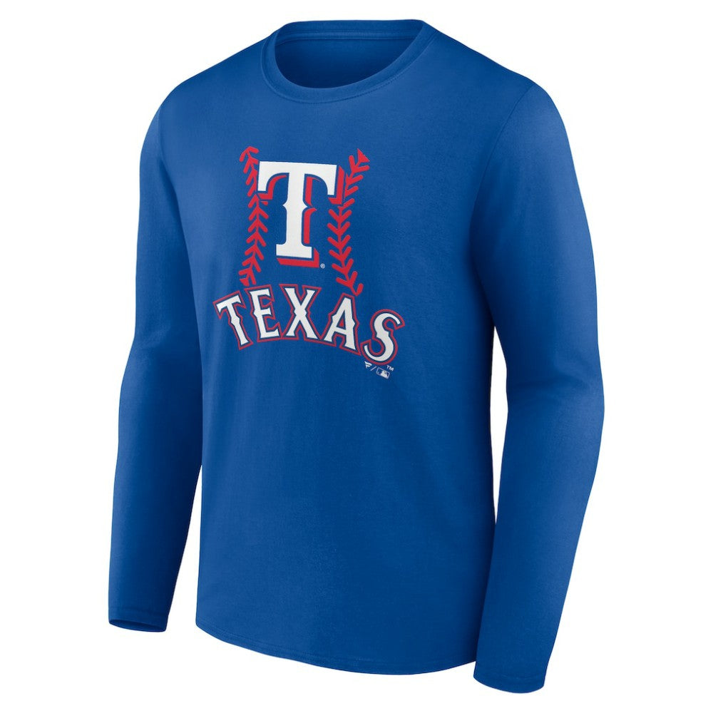 MLB Josh Jung Texas Rangers Fastball Player Name & Number Long Sleeve T-Shirt