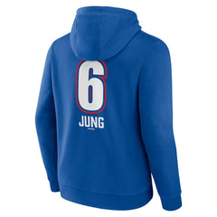 MLB Josh Jung Texas Rangers Fastball Player Name & Number Pullover Hoodie