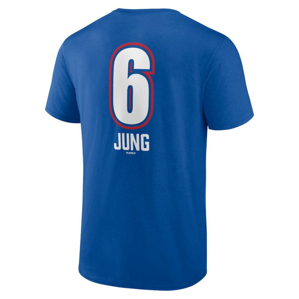 MLB Josh Jung Texas Rangers Fastball Player Name & Number T-Shirt