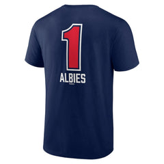 MLB Ozzie Albies Atlanta Braves Fastball Player Name & Number T-Shirt