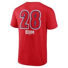 MLB Alec Bohm Philadelphia Phillies Fastball Player Name & Number T-Shirt