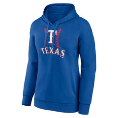 MLB Evan Carter Texas Rangers Women's Fastball Player Name & Number Pullover Hoodie