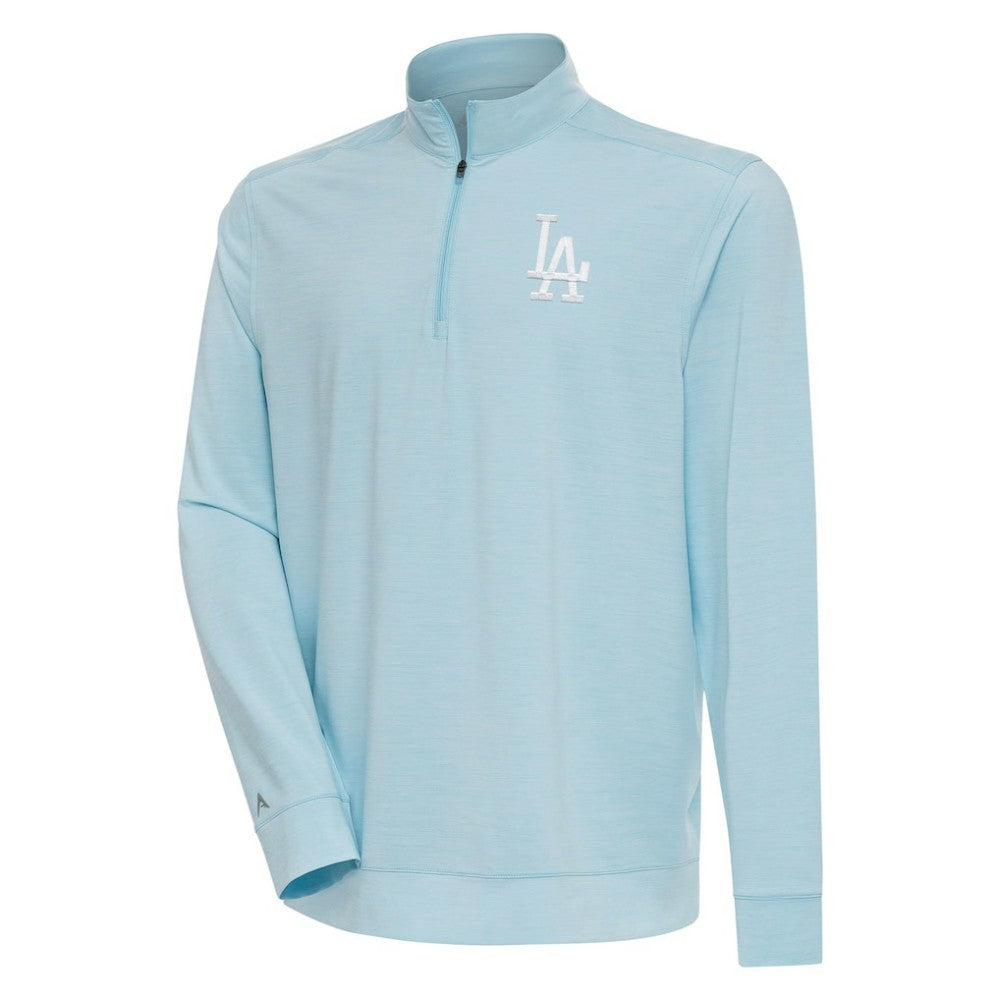 MLB Los Angeles Dodgers Antigua Bright Quarter-Zip Pullover Top