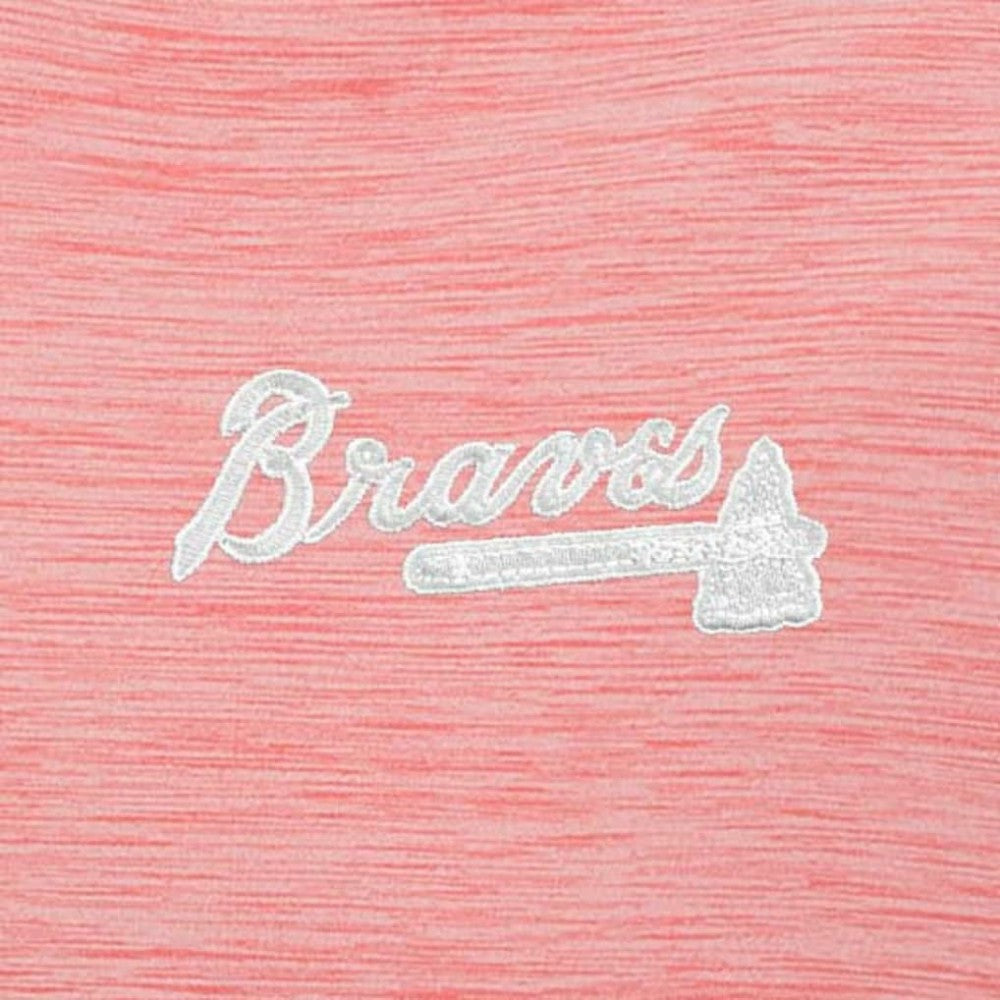 MLB Atlanta Braves Antigua Bright Quarter-Zip Pullover Top