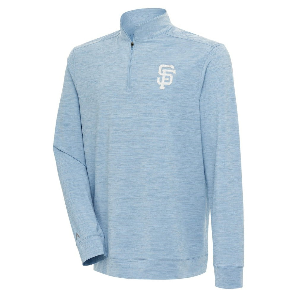MLB San Francisco Giants Antigua Bright Quarter-Zip Pullover Top
