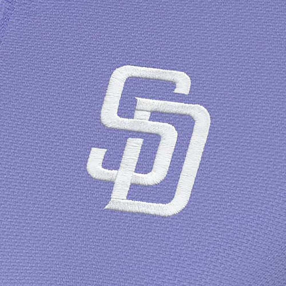 MLB San Diego Padres Antigua Women's Finish Quarter-Zip Pullover Top