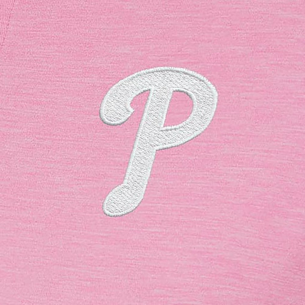 MLB Philadelphia Phillies Antigua Women's Mentor Quarter-Zip Pullover Top