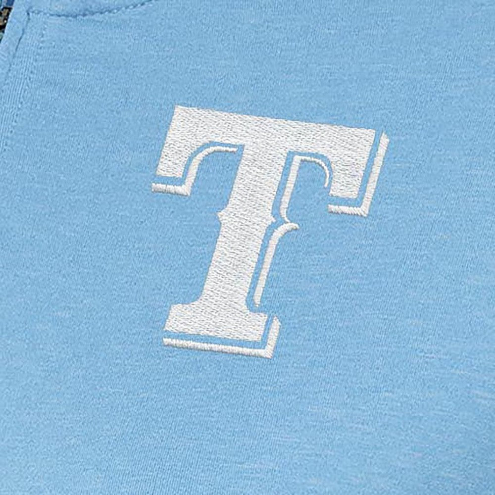 MLB Texas Rangers Antigua Women's Mentor Quarter-Zip Pullover Top