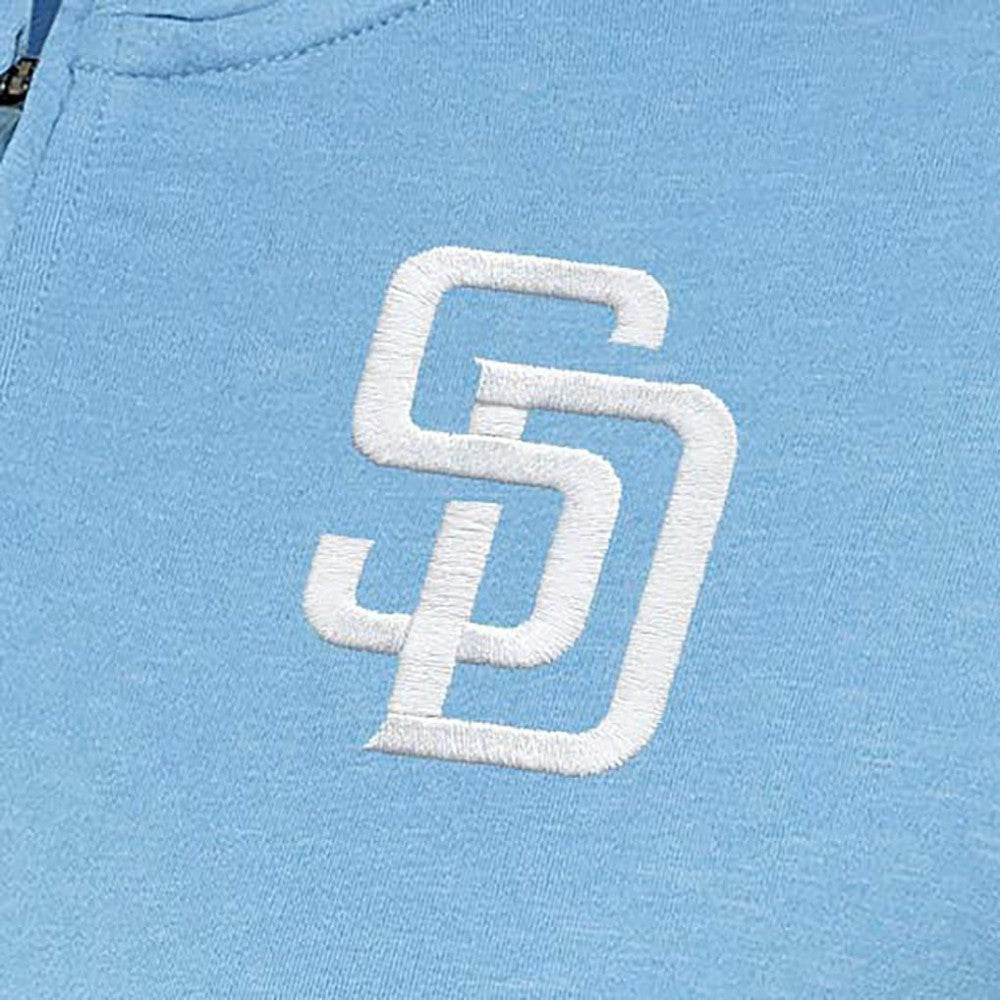 MLB San Diego Padres Antigua Women's Mentor Quarter-Zip Pullover Top