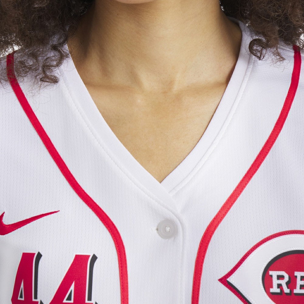 MLB Elly De La Cruz Cincinnati Reds Nike Women's Home Limited Player Jersey – White