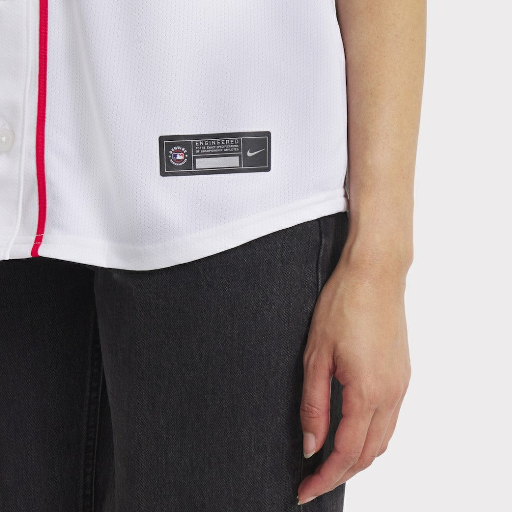 MLB Elly De La Cruz Cincinnati Reds Nike Women's Home Limited Player Jersey – White