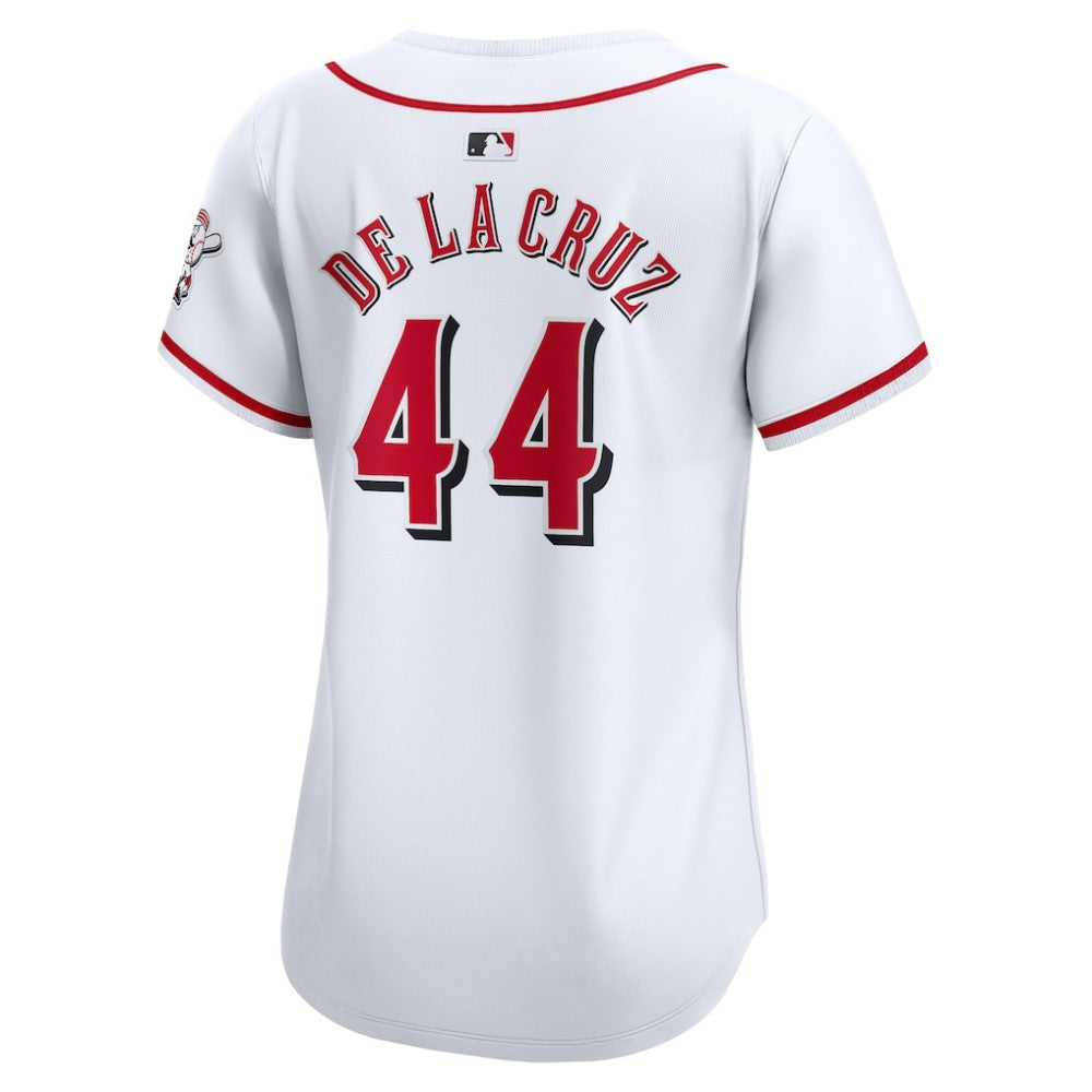 MLB Elly De La Cruz Cincinnati Reds Nike Women's Home Limited Player Jersey – White