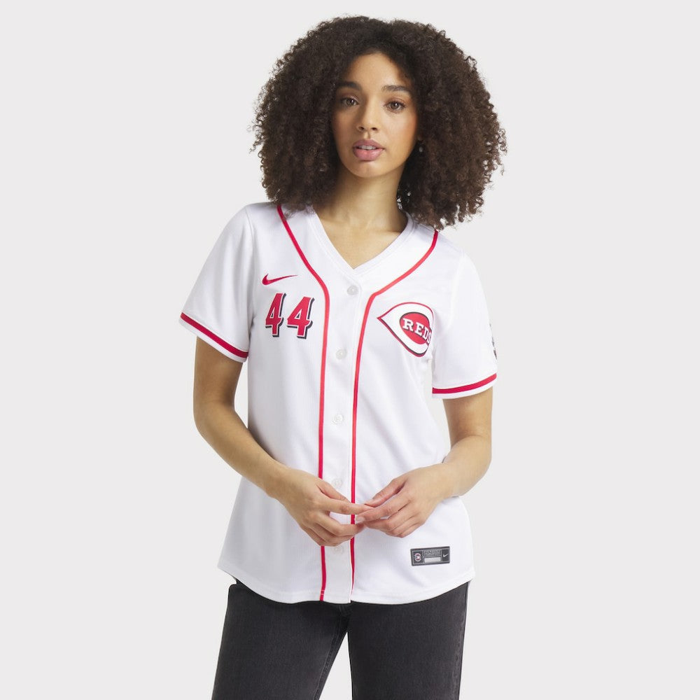 MLB Elly De La Cruz Cincinnati Reds Nike Women's Home Limited Player Jersey – White