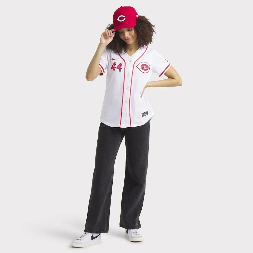MLB Elly De La Cruz Cincinnati Reds Nike Women's Home Limited Player Jersey – White