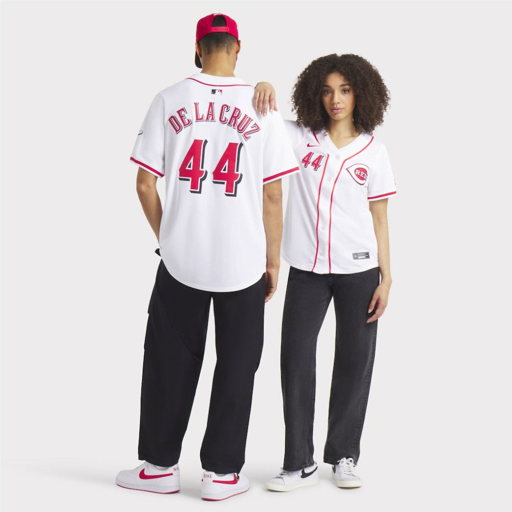 MLB Elly De La Cruz Cincinnati Reds Nike Women's Home Limited Player Jersey – White