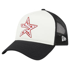MLB Houston Astros New Era Checkered Flag A-Frame Trucker 9FORTY Adjustable Hat