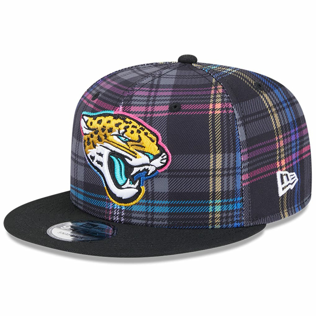 2024 NFL Crucial Catch Plaid 9FIFTY Snapback Hat - Jacksonville Jaguars