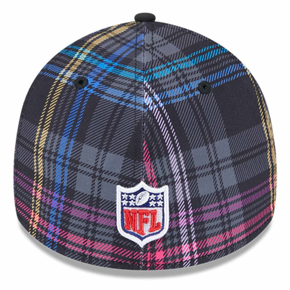 2024 NFL Crucial Catch Plaid 39THIRTY Flex Hat - Jacksonville Jaguars