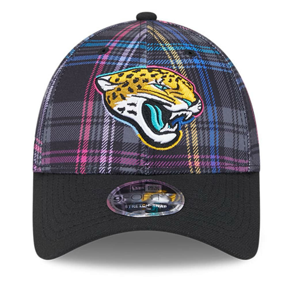2024 NFL Crucial Catch Plaid 9FORTY Adjustable Hat - Jacksonville Jaguars