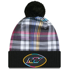 2024 NFL Crucial Catch Cuffed Knit Hat with Pom - New York Jets