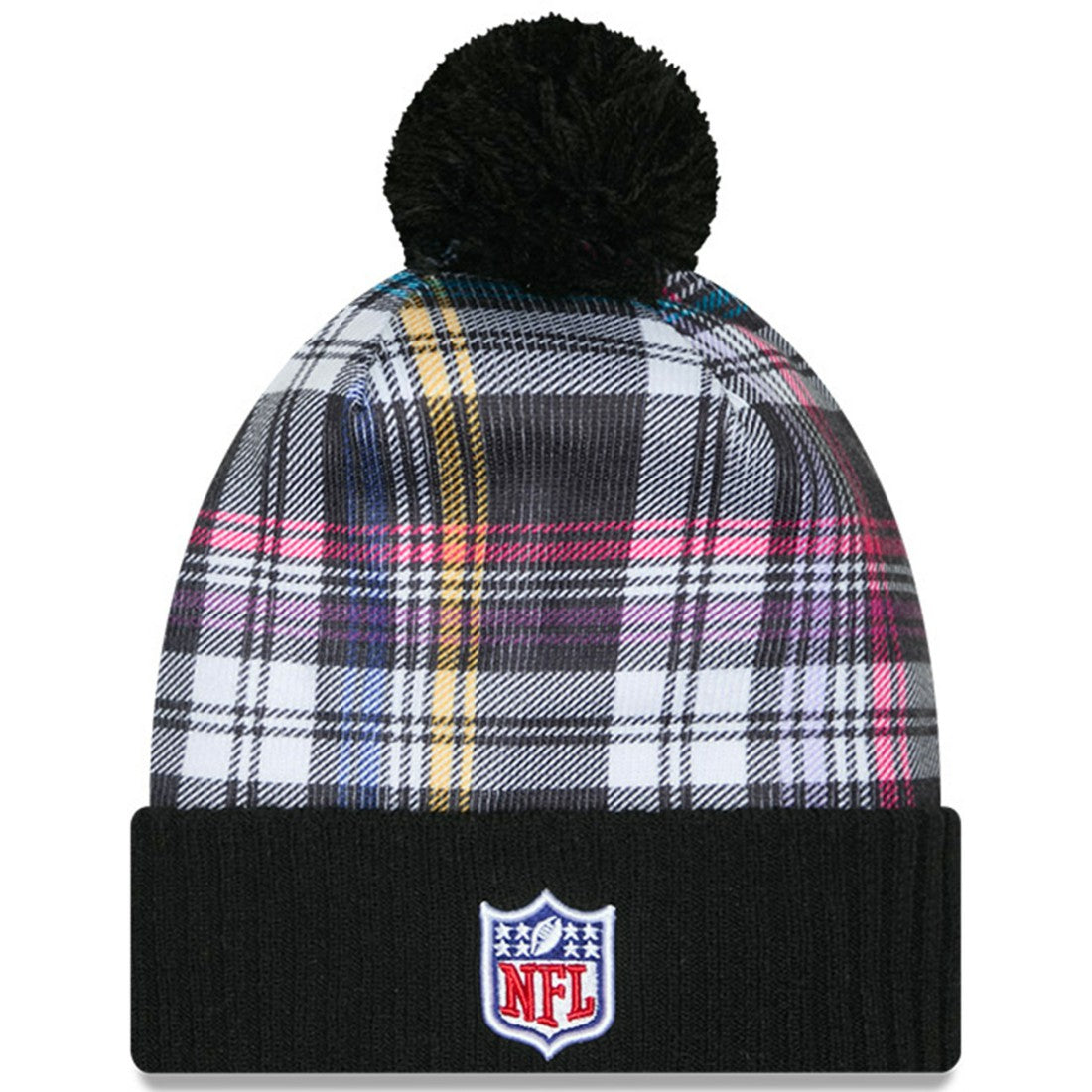 2024 NFL Crucial Catch Cuffed Knit Hat with Pom - New York Jets