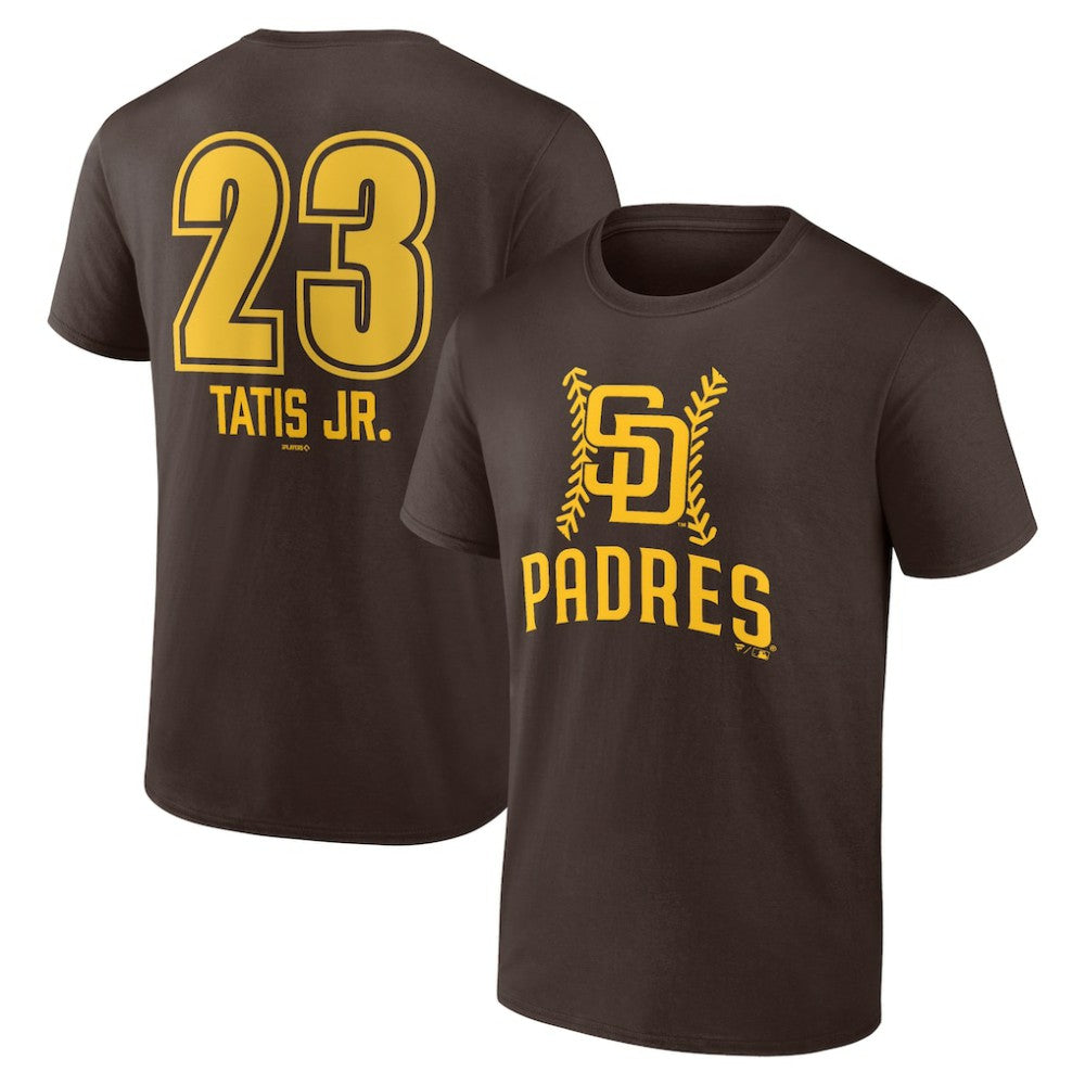 MLB Fernando Tatis Jr. San Diego Padres Fastball Player Name & Number T-Shirt