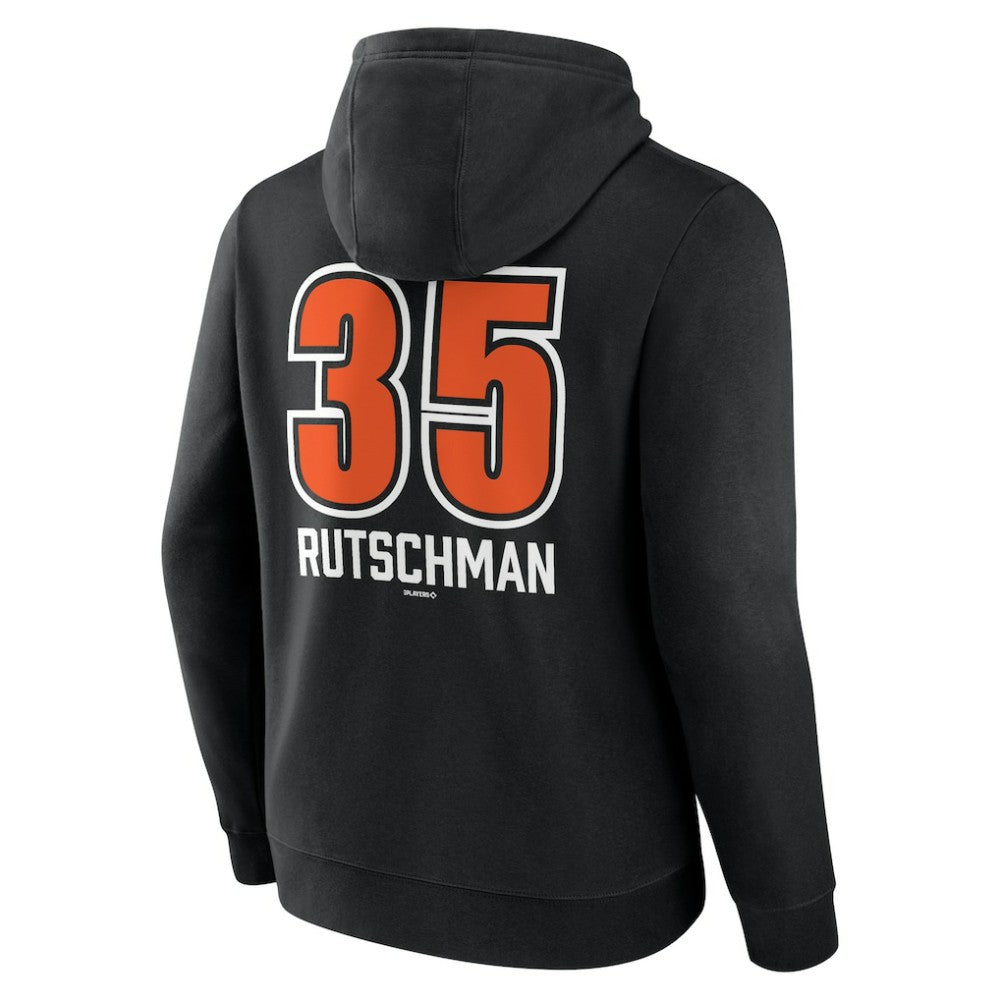 MLB Adley Rutschman Baltimore Orioles Fastball Player Name & Number Pullover Hoodie