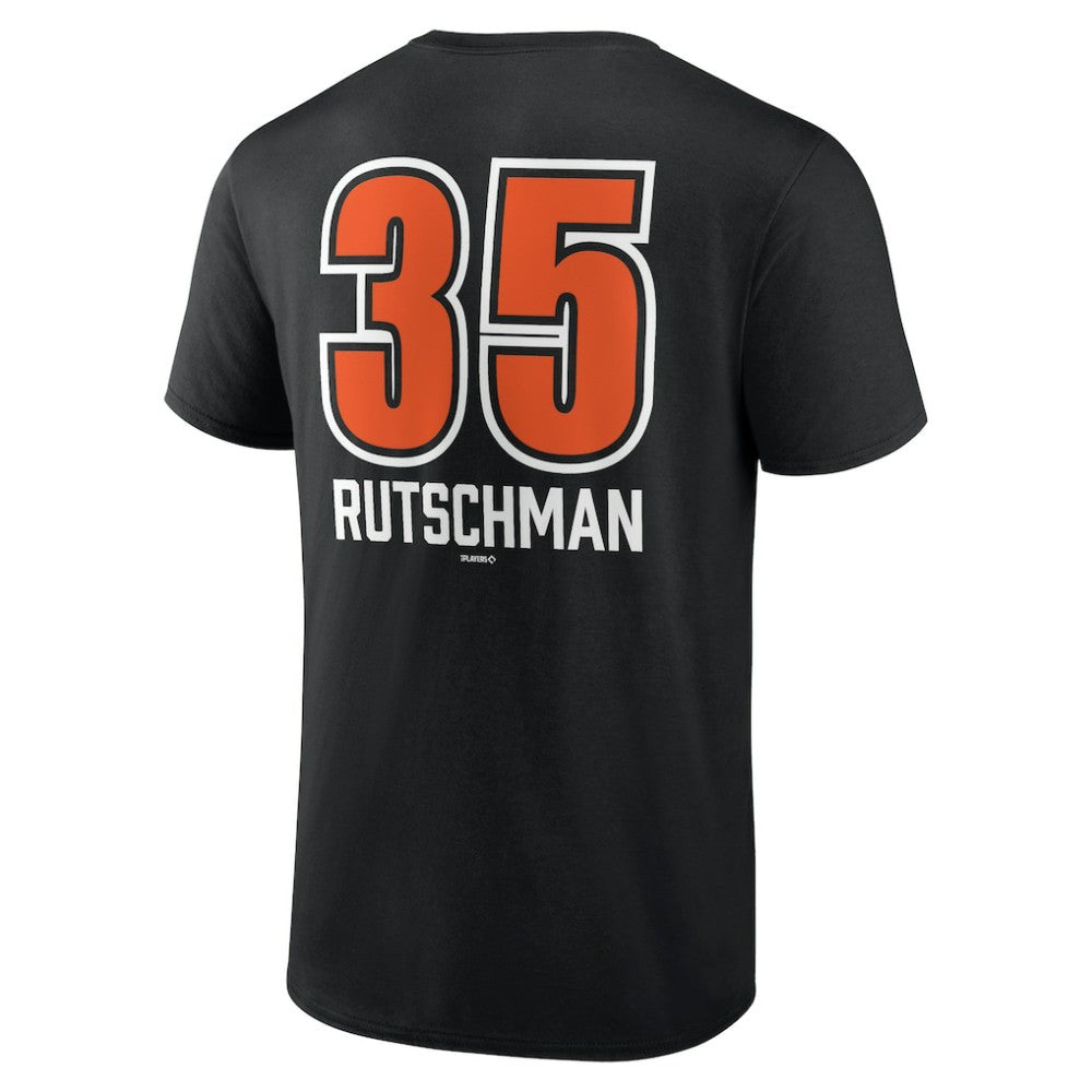 MLB Adley Rutschman Baltimore Orioles Fastball Player Name & Number T-Shirt