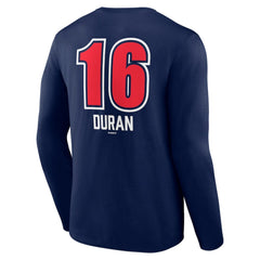 MLB Jarren Duran Boston Red Sox Fastball Player Name & Number Long Sleeve T-Shirt