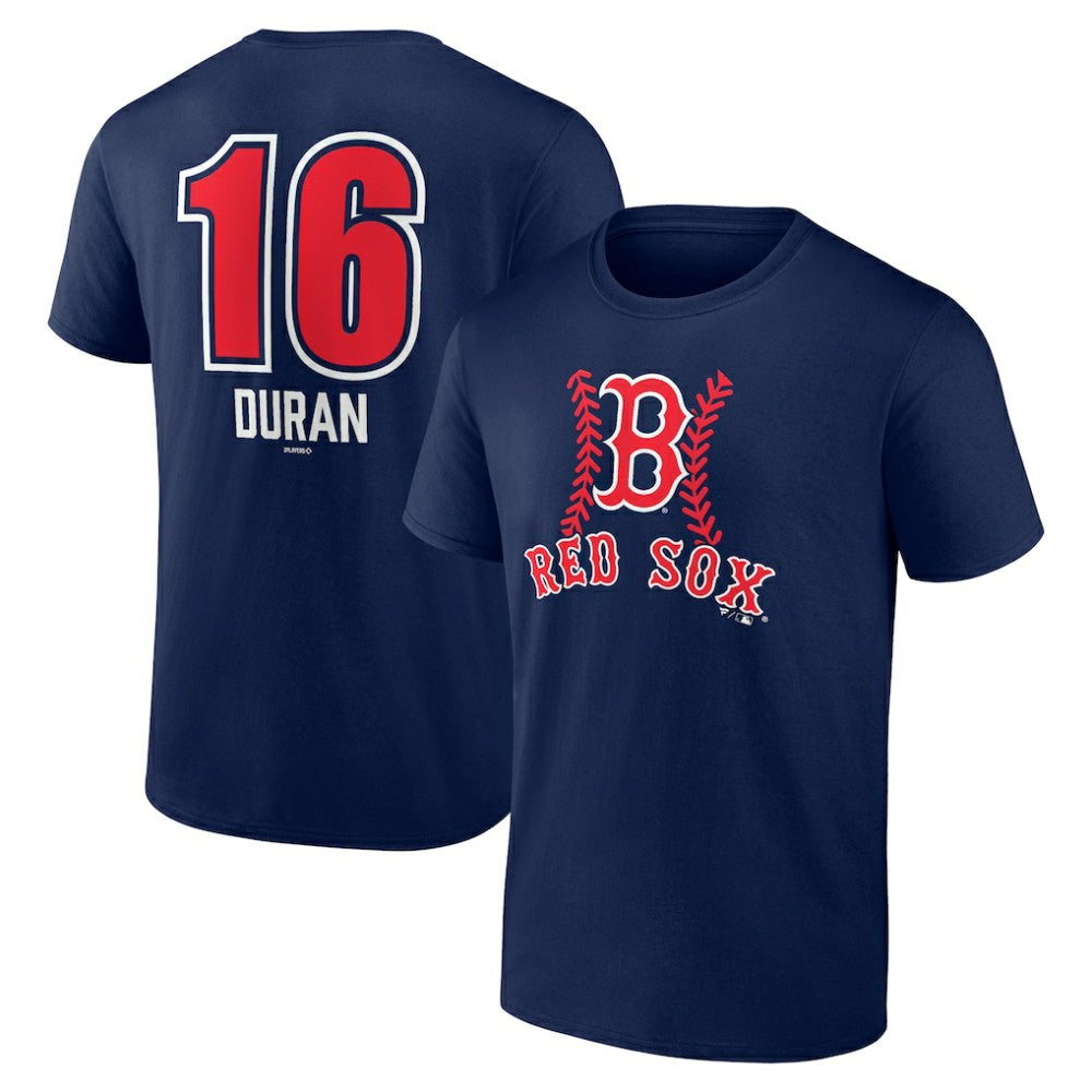 MLB Jarren Duran Boston Red Sox Fastball Player Name & Number T-Shirt