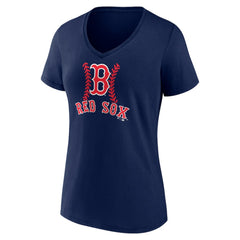 MLB Jarren Duran Boston Red Sox Women's Fastball Player Name & Number V-Neck T-Shirt