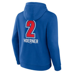 MLB Nico Hoerner Chicago Cubs Fastball Player Name & Number Pullover Hoodie
