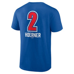 MLB Nico Hoerner Chicago Cubs Fastball Player Name & Number T-Shirt