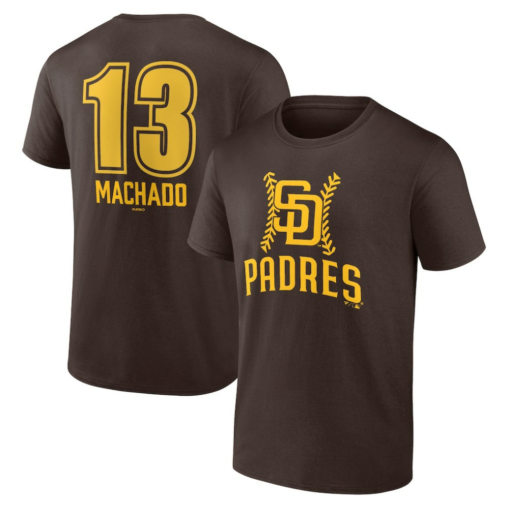 MLB Manny Machado San Diego Padres Fastball Player Name & Number T-Shirt