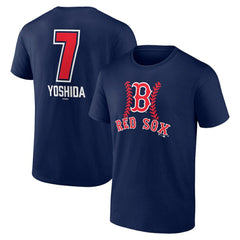 MLB Masataka Yoshida Boston Red Sox Fastball Player Name & Number T-Shirt
